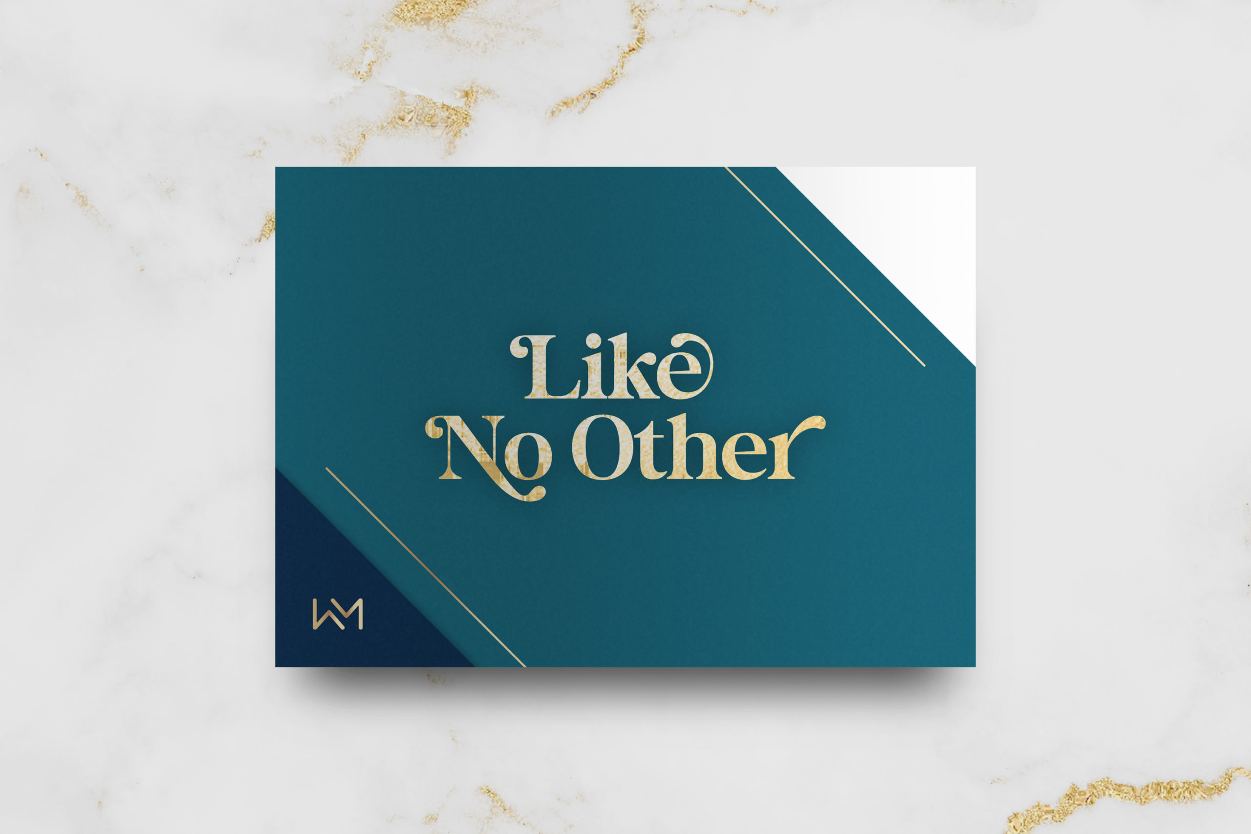 Print design work for The Watermark Hotel Tysons Corner, completed by Red Thinking, a brand design agency in DC.